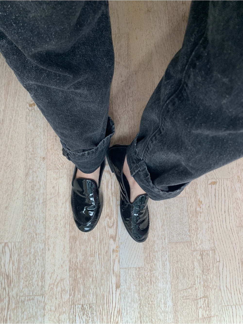 6.5 Salvatore Ferragamo Patent Loafers